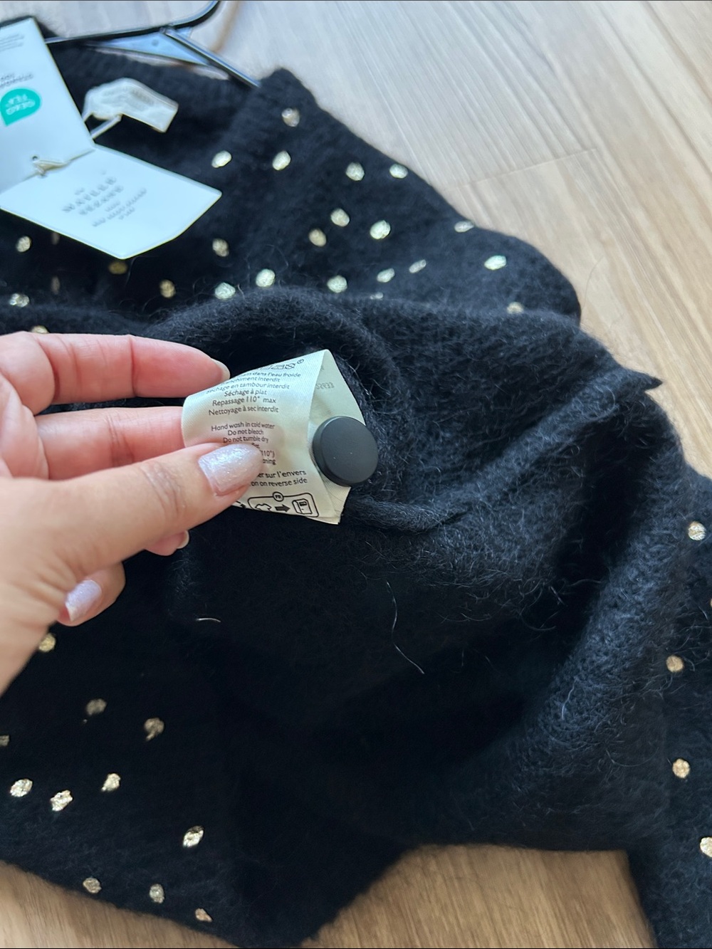 NWT Sezane Gilet Talitha Cardigan Sweater - Picture 10 of 10
